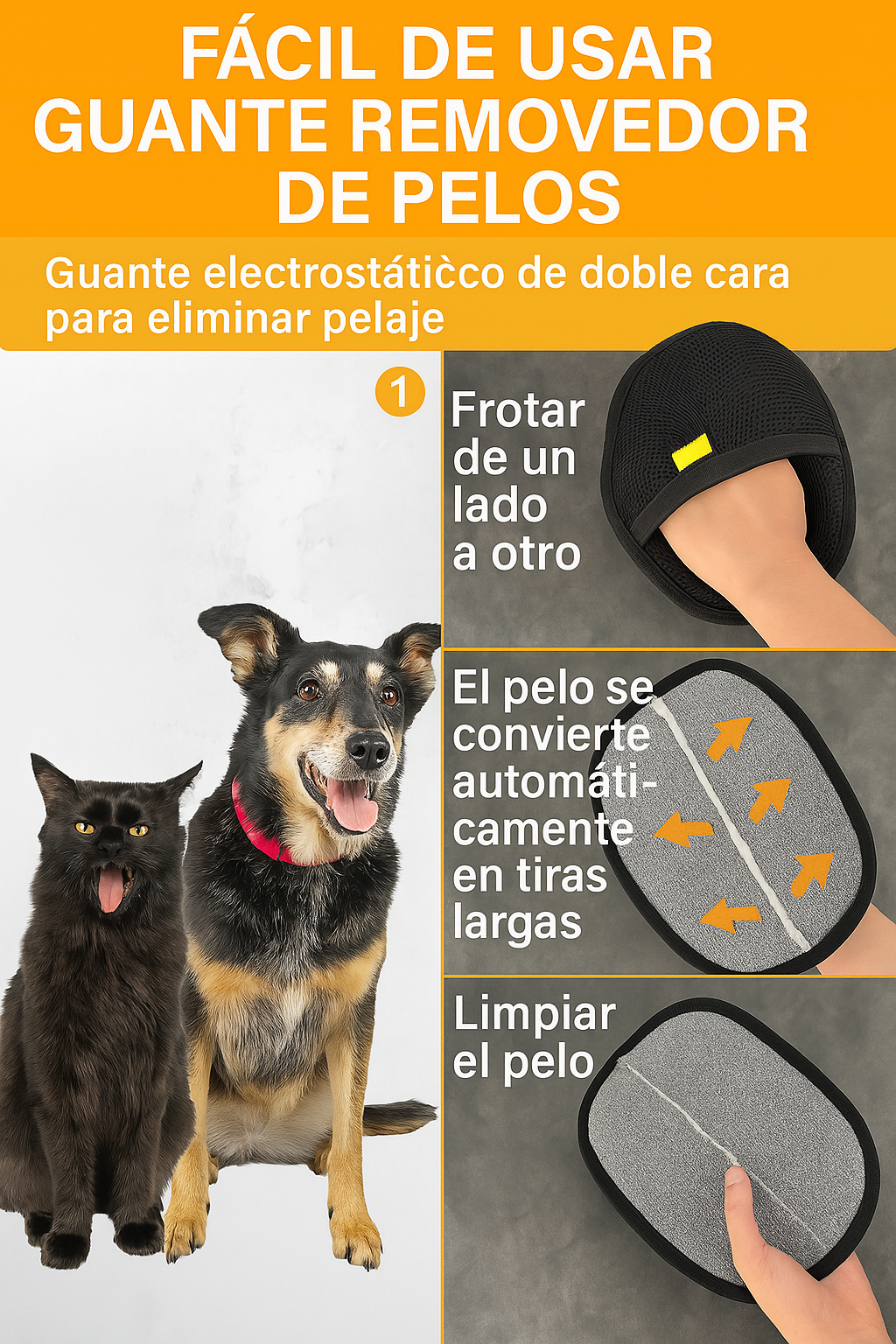 Tu mano aliada contra el pelo suelto